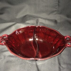 Divided Dish, Red