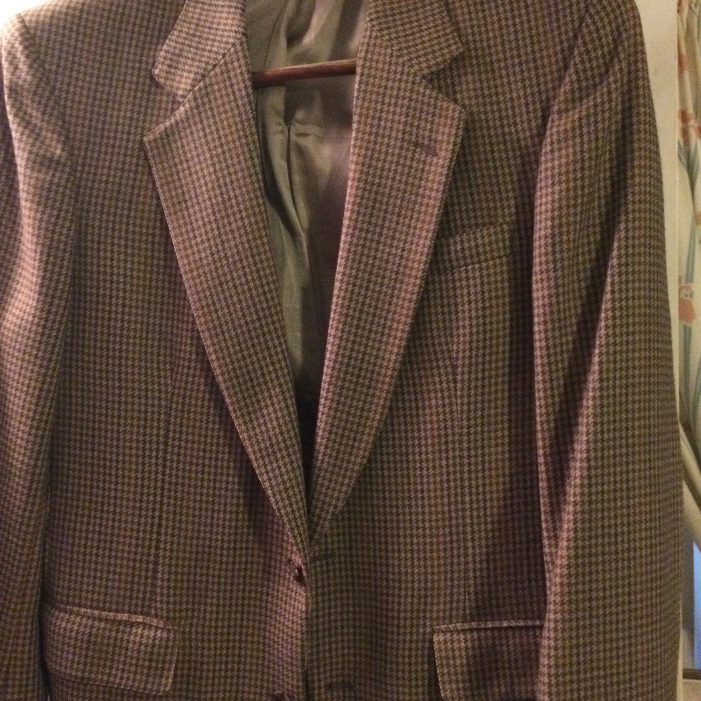 Jacket, Brown Herring-Bone
