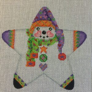 Snowman Star Ornament